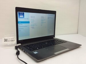 ジャンク/ TOSHIBA dynabook R63/D PR63DEAA647AD11 Intel Core i5-6200U メモリ4.1GB SSD128.03GB 【G14867】