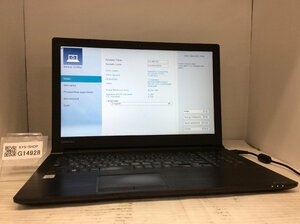  Junk / TOSHIBA dynabook B65/J PB65JFJ44NAAD11 Intel Core i3-7100U memory 8.19GB SSD256.06GB [G14928]