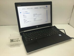 ジャンク/ HP HP ProBook 430 G5 Intel Core i3-7020U メモリ8.19GB SSD128.03GB 【G14212】