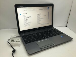 ジャンク/ HP HP ProBook 450 G1 Intel Core i3-4000M メモリ4.1GB ストレージ無し 【G14323】