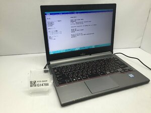 ジャンク/ FUJITSU FMVE10021 LIFEBOOK E736/P Intel Core i5-6300U メモリ16.38GB HDD500.1GB 【G14786】