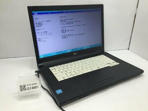 ジャンク/ FUJITSU FMVA12010 LIFEBOOK A576/N Intel Celeron 3855U メモリ4.1GB ストレージ無し 【G14901】