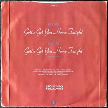 【Disco & Soul 7inch】Eugene Wilde / Gotta Get You Home Tonight_画像2