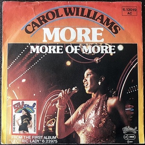 【Disco & Soul 7inch】Carol Williams / More