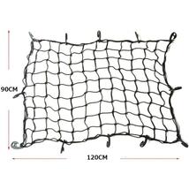 ★5台限　カーゴネット付アルミ合金製ルーフラック 耐荷重100kg 荷物キャリア ルーフバスケットルーフキャリア ブラック　【即納】_画像6