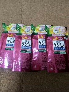 小林製薬　ケシミン 化粧水さっぱりすべすべ肌　詰め替え　４セット