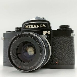 カメラ MIRANDA RE Ⅱ + AUTO MIRANDA E 35mm f2.8 一眼レフ セット品 ジャンク品 [5850KC]