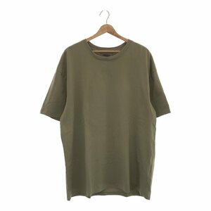 ESSENTIALS エッセンシャルズ 【men650D】 FEAR OF GOD 21AW 3Dロゴ S/S Tee Ｔシャツ 半袖 メンズ L カーキ トップス ストリート HC