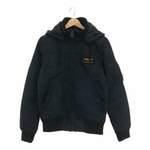 ALPHA アルファ 【men622D】 TAI260-067 フーデットリブジャケット JKT アウター ネイビー メンズ SMALL AG