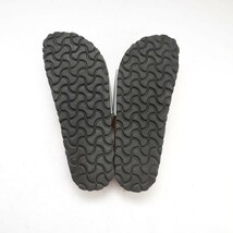 BIRKENSTOCK ビルケンシュトック 24.0 Madrid マドリッド サンダル バックル シルバー金具 レザー シルバー/HC100_画像3