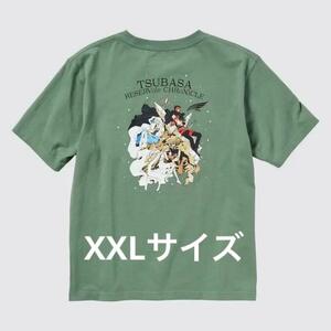 送料込 XXLサイズ★CLAMP UT グラフィックTシャツ ツバサ　グリーン 緑 クランプ 半袖 WOMEN サクラ 小狼 ユニクロ UNIQLO つばさ tシャツ