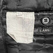 本人期 HELMUT LANG レザージャケット ライダースジャケット 初期 ヘルムートラング イタリア製_画像10