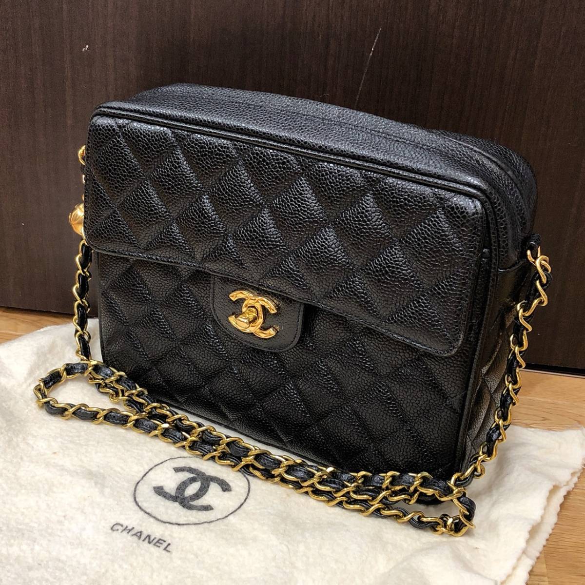 2023年最新】ヤフオク! -シャネル chanel ショルダーバッグ キャビア