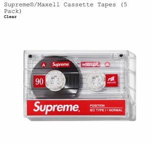 Supreme Maxell Cassette Tapes (5 Pack)シュプリーム マクセル カセット テープ 5本入り