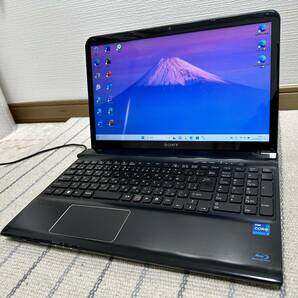 Win11 Office2021 SONY VAIO i7 3612QM クアッドコア 8GB 新品SSD512GB Blu-ray USB3.0 Bluetooth テンキー Webカメラ 年賀状 地デジ