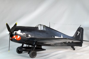 【atsudra工房完成品】1/32 F6F-5 第27戦闘飛行隊 カールブラウン大尉機