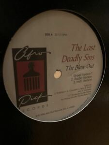 激安激レア/ The Last Deadly Sins - The Blow Out / undergroundhiphop / dj / hiphop