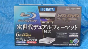 I-O DATA アイ・オー・データ USB2.0&eSATA外付BD/HD DVD両対応マルチドライブ BRD-UXH6 未使用品