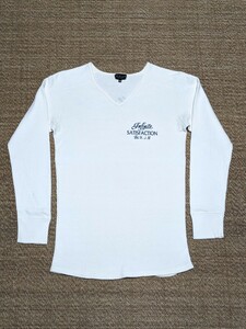 THE FLAT HEAD フラットヘッド RJB VネックサーマルロングスリーブTシャツ 36 ブラックミント グローリーパーク ハードバード 