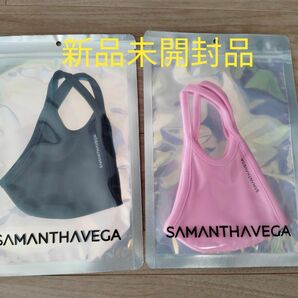 【新品未開封】サマンサタバサベガ　オリジナル　布マスク　Samantha VEGA　ピンクorブラック黒