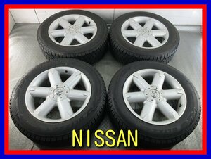 ■中古タイヤホイール■　NISSAN 純正 18インチ 7.5J +40 5H 114.3 BRIDGESTONE DM-V2 225/65R18 103Q 激安 送料無料 J996