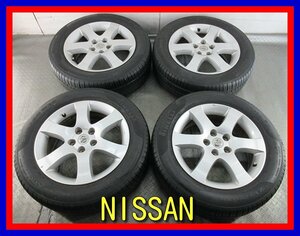 ■中古タイヤホイール■　NISSAN 純正 17インチ 6.5J +40 5H 114.3 PIRELLI Cinturato P1 SUV 215/60R17 96H 夏 S 激安 送料無料 K3