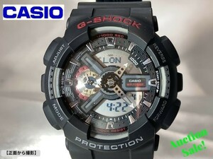 【可動品】CASIO カシオ G-SHOCK 腕時計 GA-110（5146）ブラック 20気圧防水 バックライト点灯確認済み