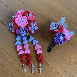 ручная работа "Семь, пять, три" кнопка, ручка настройки умение украшение для волос (..)2 позиций комплект