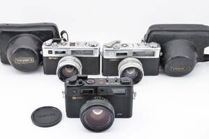 ★訳あり特上品★ ヤシカ G YASHICA Electro 35 GT /ELECTRO 35 ×2個 ★3個まとめ★ #0803 ##90440 #0807