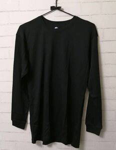 【新品】Whole Earth L/S CREW NECK TEE XL 黒