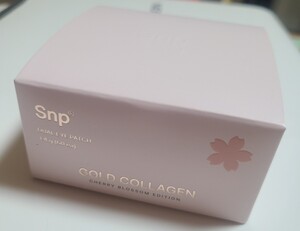 SNP ゴールド コラーゲン デュアル アイ パッチ チェリーブロッサム エディション GOLD COLLAGEN DUAL EYE PATCH CHERRY BLOSSOM Edition 