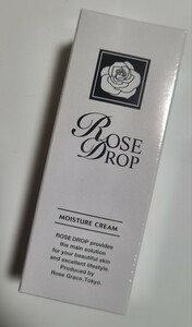 ローズドロップ ( ROSEDROP ) バラの雫 モイスチャークリーム 30g 新品未開封 ※長期保管品※ 無香料 無着色 パラペン不使用 鉱物油不使用