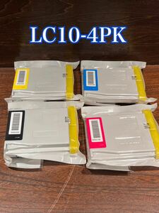 brother ブラザー 純正インクカートリッジ LC10-4PK LC10BK LC10C LC10M LC10Y 4色セット