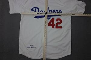 Cooperstown, Shirts, Jackie Robinson Los Angeles Dodgers Jersey Mens Xl  Nwt Black With 42 Patch