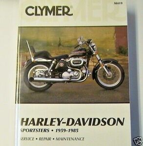 59-85 Ironhead Sportster CLYMER SERVICE MANUAL H CH XLCH XLH XLCR XLX XLS XL 海外 即決