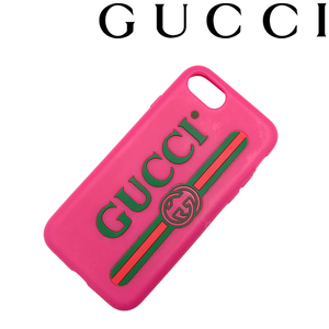 【中古】【非常に良い】GUCCI アイフォンケース ブランド グッチ ロゴ iPhone用ケース ピンク R-GG-P-0552-01