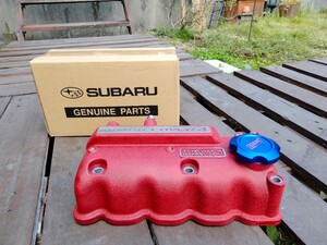 スバル サンバートラック タペットカバー ヘッド 新品STIアルミキャップ付き WRC 赤帽 オマケ付き