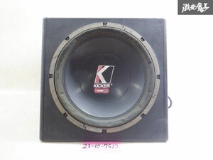 KICKER キッカー ウーハー サブウーハー ウーファー ウーハーボックス アンプ付き JDL-606 棚2K11