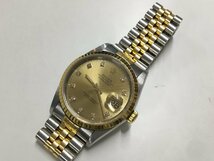 【稼働品】ROLEX ロレックス★デイトジャスト★16233★10P ダイヤ★オイスター★パーペチュアル メンズ 自動巻き 腕時計 X番台★中古RA-07_画像1