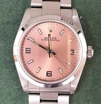 ★良品★ ROLEX　ピンク文字盤+3針セット ボーイズ ロレックス オイスターパーペチュアル　67480 77080 など_画像7