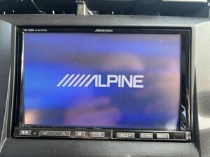 [ジャンク]ALPINEアルパイン 8インチ HDDナビ VIE-X088VS DVD CD フルセグ Bluetooth 地図2011年 ETC付き