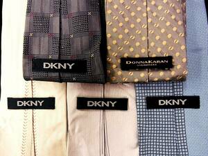 ■即決セール■J1100■ ５本セット全て【ＤＫＮＹ】ダナキャラン ニューヨークのネクタイ