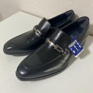 ★新品★日本製★本革★28.0㎝(EEE)★PERSON'S FOR MEN(パーソンズフォーメン)/ビジネスシューズ/牛革/レザー/スリッポン/ブラック