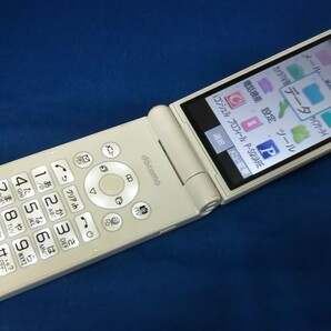 DG4717 docomo SIMフリー P-smart P-01J Panasonic 4Gガラホ 簡易確認＆簡易清掃＆初期化OK 判定○ WebにてSIMロック解除手続受付済み