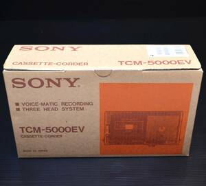 【超レア/未使用品】SONY ソニー TCM-5000EV カセットデンスケ 3ヘッド テープレコーダー カセットプレーヤー CASSETTE TAPE RECORDER