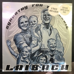 Laibach Sympathy For The Devil - Mute 80. - 1990 UK LP, Mini-Album, Limited Edition インナーシートつき限定版