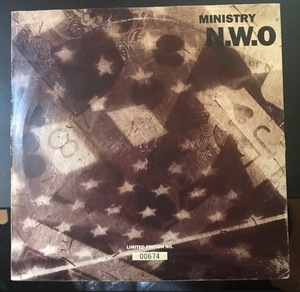 Ministry / N.W.O . Sire / Warner Bros. Records UK & Europe 1992 　ナンバー入り限定版　