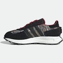 16,500円! 26.5cm 新品 adidas originals RETROPY E5 アディダスオリジナルス レトロピー レトロフィー BOOST ブースト 黒 ブラック 赤_画像4