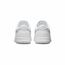 27.5cm 新品 NIKE DUNK LOW RETRO ダンク ロー レトロ WHITE PURE PLATINUM ダンクロー メンズ スニーカー レザー 天然皮革 白 ホワイト_画像8