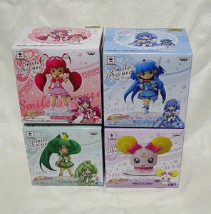 ★スマイルプリキュア！ あつめてフィギュア２ 全４種セット★キュアハッピー キュアマーチ キュアビューティー キャンディ★箱あり★